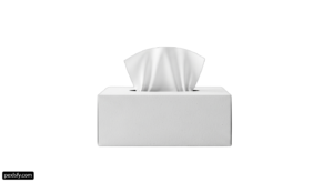 White tissue box sitting on top of a table png transparent background