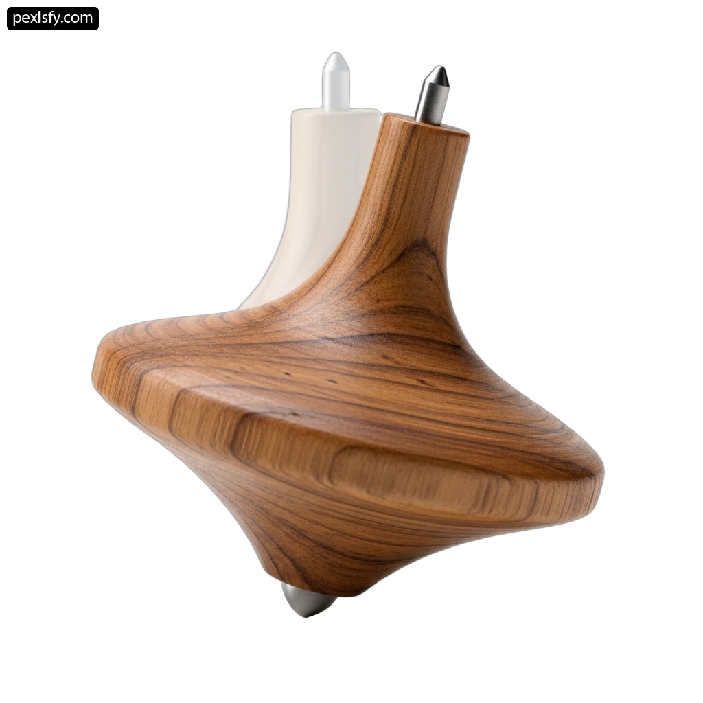 Wooden object with a pen on top of it png transparent background